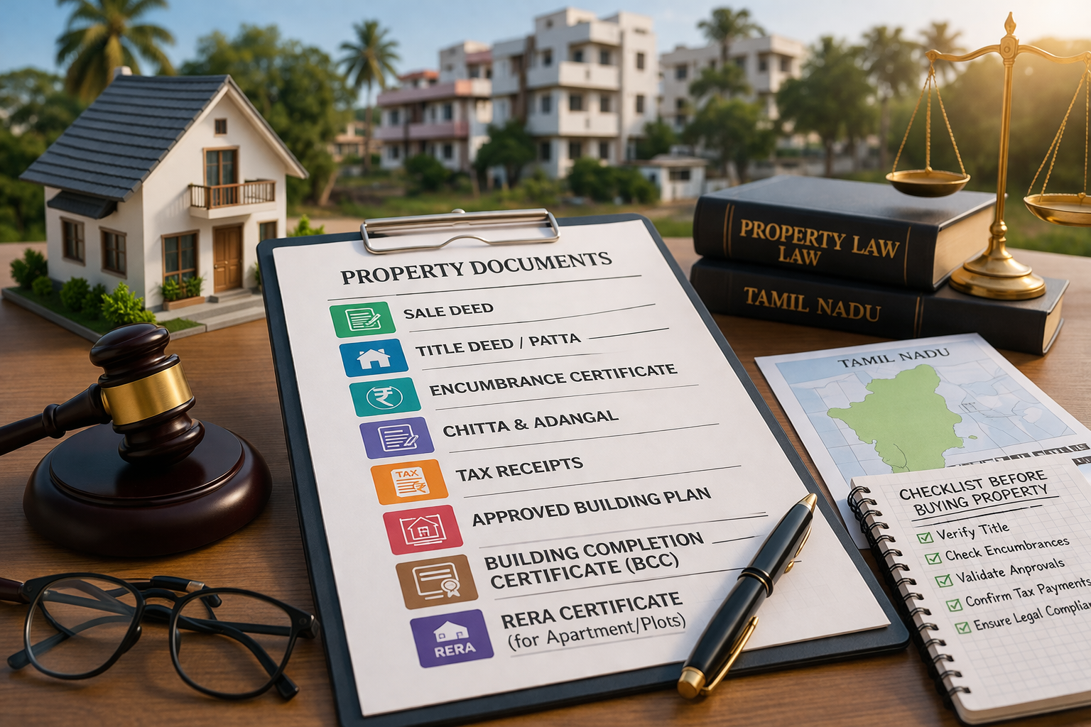 Important Legal Documents to Verify Before Buying Property in Tamil Nadu